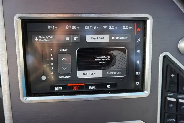 Slide: The Image of MasterCraft XT23 - Factory Demo w/ 6.2L Engine 2024 - 18