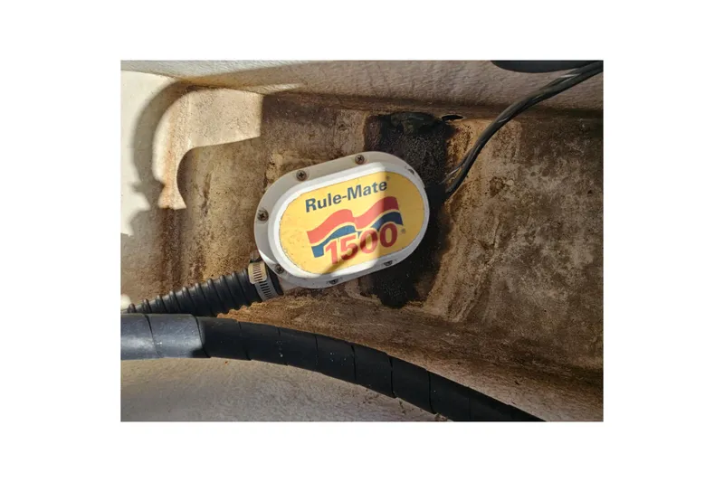 Slide: The Image of Rule-Mate 1500 bilge pump in a 2007 Ribcraft 6.5 boat. - 24