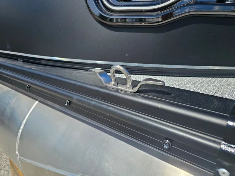 Slide: The Image of Close-up of a 2026 Avalon Catalina 2585 Quad Lounger pontoon. - 12