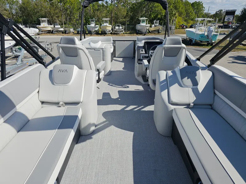 Slide: The Image of Luxurious interior of Avalon Catalina 2585 Quad Lounger 2026. - 14