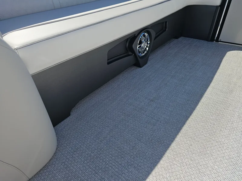 Slide: The Image of Interior of Avalon Catalina 2585 Quad Lounger 2026 with gray carpet. - 20