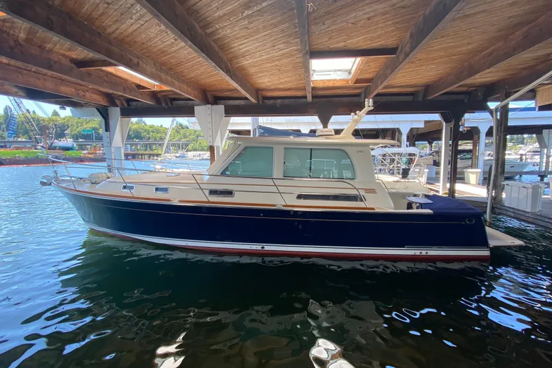 Slide: The Image of Magical is moored in a freshwater covered berth. - 3