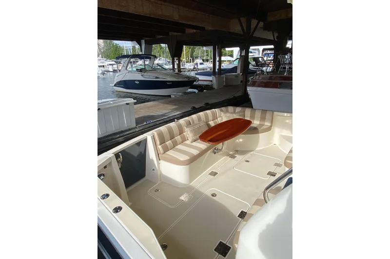 Slide: The Image of Starboard deck helm door. - 9