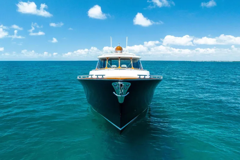 Slide: The Image of 2019 Zeelander Z55 yacht on open sea under clear blue sky. - 3