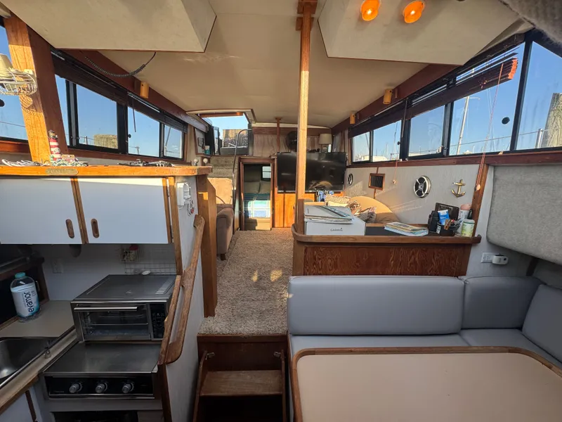 Slide: The Image of Interior of 1987 Carver 3607 Aft Cabin Motor Yacht. - 7