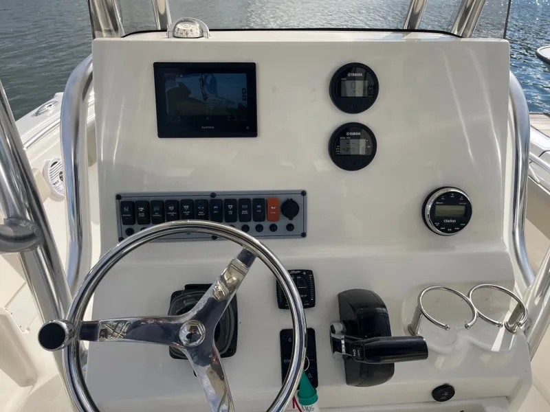 Slide: The Image of Key West 239 FS boat console, 2024 model. - 5