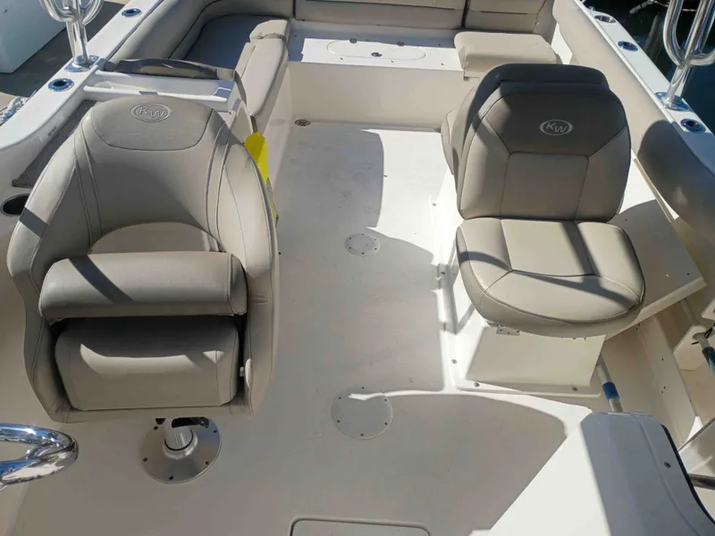 Slide: The Image of Interior of Key West 239 DFS boat, model year 2024. - 10