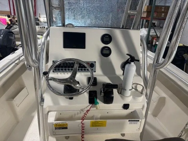 Slide: The Image of Key West 239 FS boat helm console, 2024 model. - 12