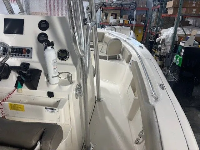 Slide: The Image of Interior view of 2024 Key West 239 FS boat. - 14