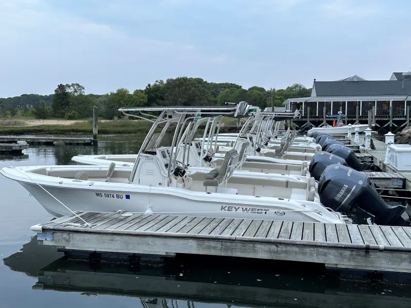 The Image of 2023 Key West 239 FS boats docked at marina. - 0