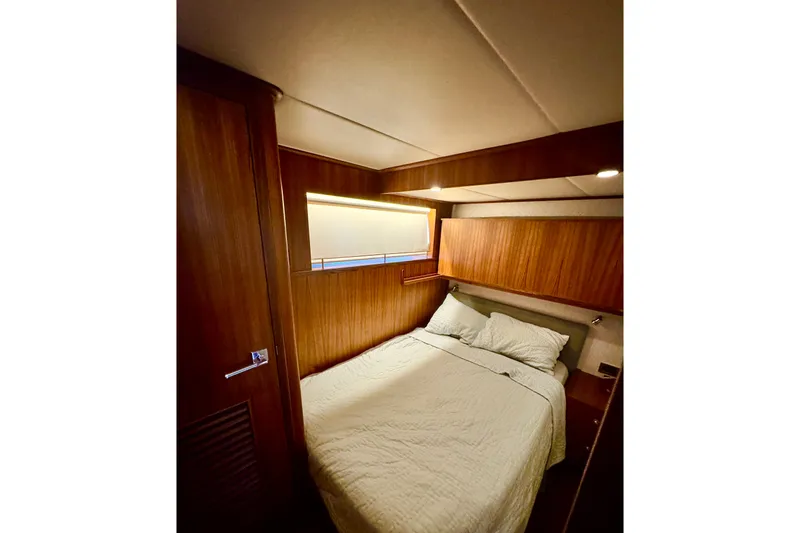 Slide: The Image of Luxurious cabin interior of 2023 Outer Reef Yachts 670 Azure Motoryacht. - 20