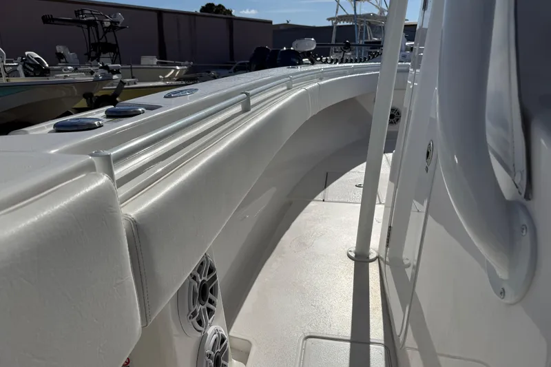 Slide: The Image of 2024 Contender 30 ST boat interior with sleek design and modern features. - 5