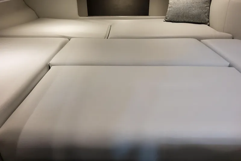 Slide: The Image of 2026 Formula 330 Crossover Bowrider OB interior with plush seating and modern design. - 74