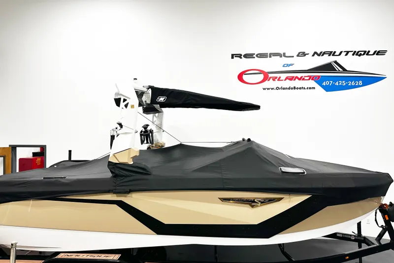 Slide: The Image of 2025 Nautique Super Air Nautique S23 boat with cover at Regal & Nautique of Orlando. - 3