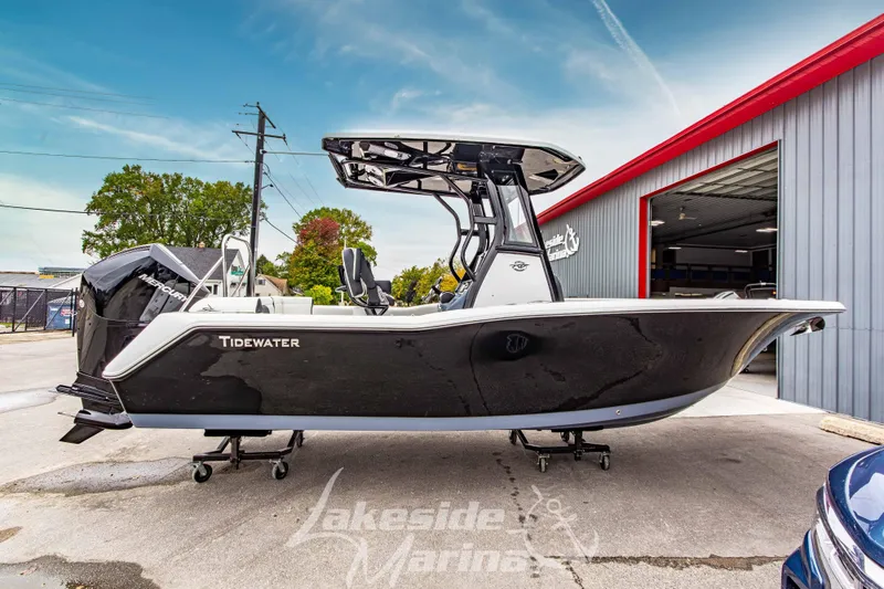 Slide: The Image of 2026 Tidewater 232 LXF boat with Mercury engine at Lakeside Marina. - 57
