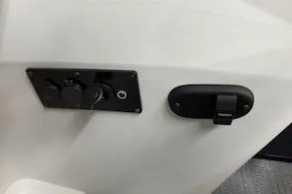 Slide: The Image of Control panel and mount on 2026 Sweetwater 2286SFL boat interior. - 15