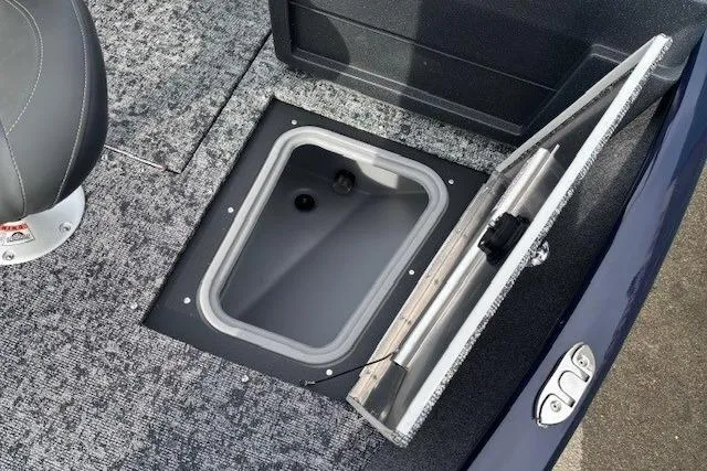 Slide: The Image of 2025 Tracker Pro Guide V-175 WT boat storage compartment. - 8