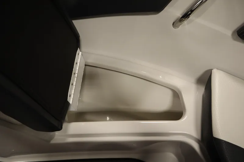 Slide: The Image of Interior storage compartment of 2018 Four Winns H190 boat, featuring sleek design and durable materials. - 14