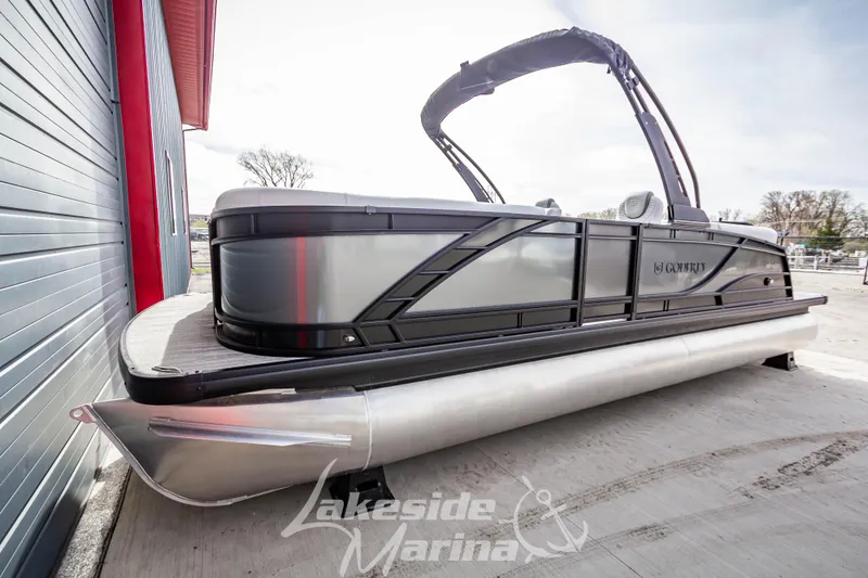 Slide: The Image of 2025 Godfrey Monaco 235 SB pontoon boat at Lakeside Marina. - 7