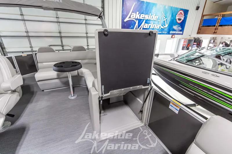 Slide: The Image of 2025 Godfrey Sweetwater 2286 FSX interior at Lakeside Marina showroom. - 18