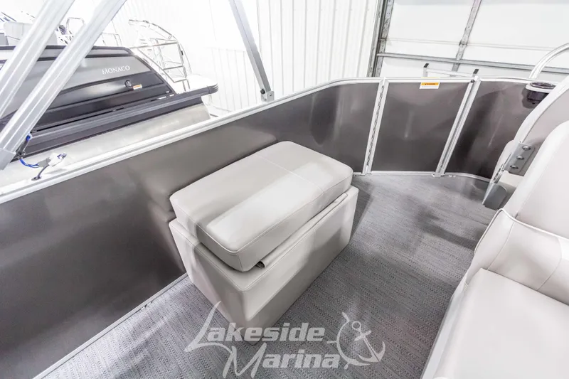 Slide: The Image of 2025 Godfrey Sweetwater 2286 FSX interior seating at Lakeside Marina. - 29