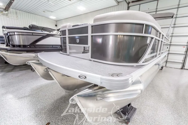 Slide: The Image of 2025 Godfrey Sweetwater 2286 FSX pontoon boat in showroom. - 8