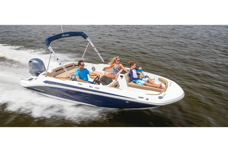 Slide: The Image of Hurricane SunDeck Sport 185 OB 2025 - 26