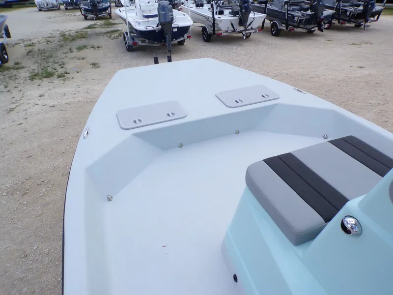 Slide: The Image of 2026 Shoalwater 20' Catamaran on a boat trailer. - 18