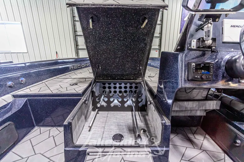 Slide: The Image of Interior view of Recon 2185 SC boat, model year 2024. - 36