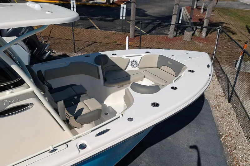 Slide: The Image of 2026 Key West 291 FS boat with spacious seating and modern design. - 21