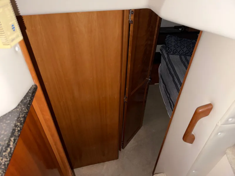 Slide: The Image of Interior of Carver 356 Aft Cabin Motor Yacht, 2001 model. - 23