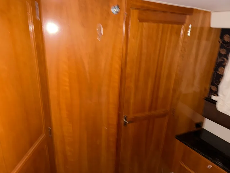 Slide: The Image of Interior of Carver 356 Aft Cabin Motor Yacht, year 2001. - 37