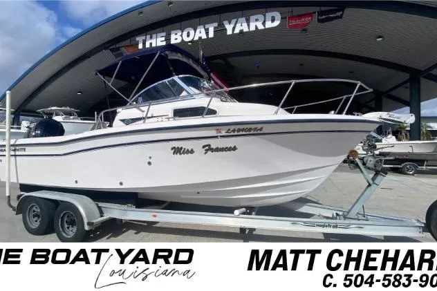 The Image of 1999 Grady-White Seafarer 228 boat on trailer at The Boat Yard, Louisiana. - 0