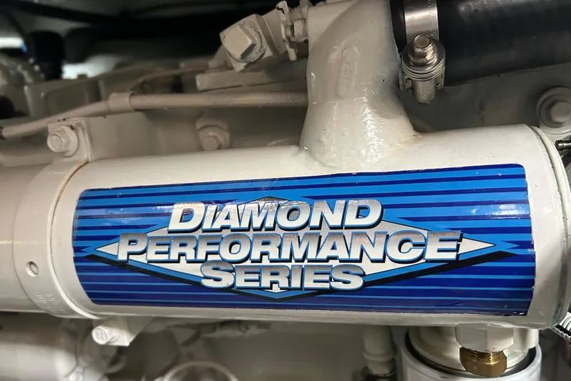 Slide: The Image of Diamond Performance Series engine component on 2004 Meridian 408 Motoryacht. - 34