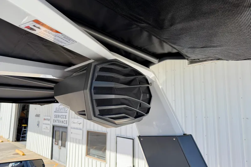 Slide: The Image of 2026 Nautique Super Air Nautique G23 Paragon speaker detail, showcasing modern design. - 46