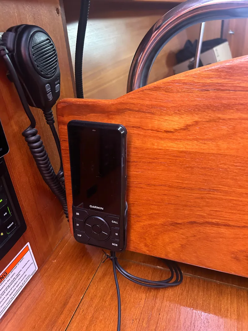 Slide: The Image of Garmin device mounted on 2006 Hunter 38 Ft Sloop. - 24