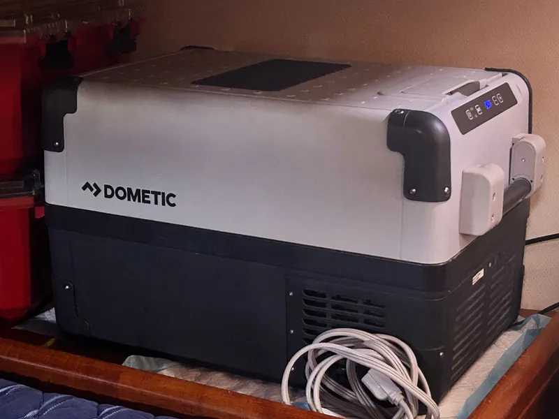 Slide: The Image of Dometic fridge on 2006 Hunter 38 Ft Sloop. - 32