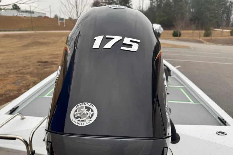 Slide: The Image of 2026 Xpress H20 Bass boat with 175 horsepower ultra-low emission engine. - 16