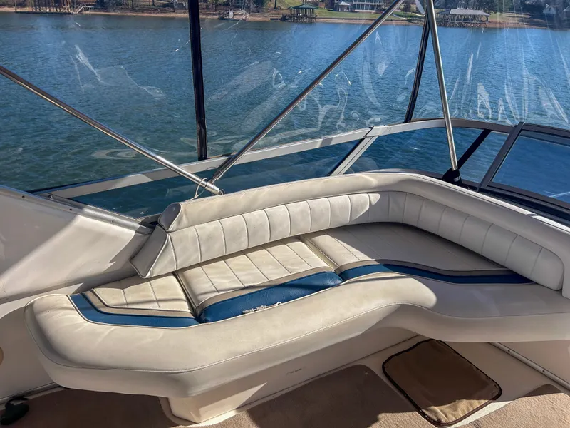 Slide: The Image of Interior of a 1993 Sea Ray Express Bridge 350 yacht. - 16