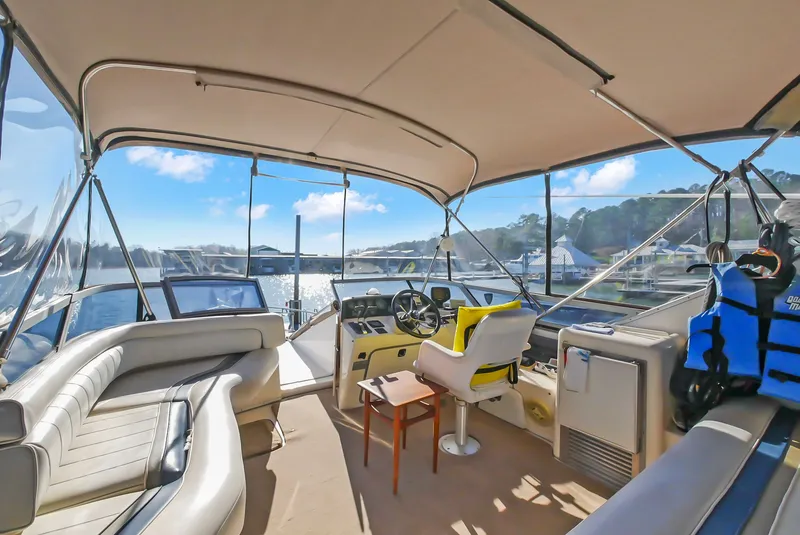 Slide: The Image of Interior of a 1993 Sea Ray Express Bridge 350 yacht. - 39