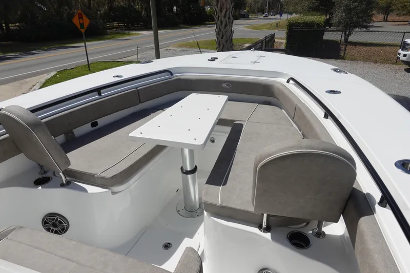 Slide: The Image of 2026 Sea Hunt Gamefish 28 Forward Seating with spacious bow seating and table. - 31