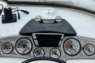 Slide: The Image of Dashboard of 2022 Tahoe 200 S boat with gauges and controls. - 5