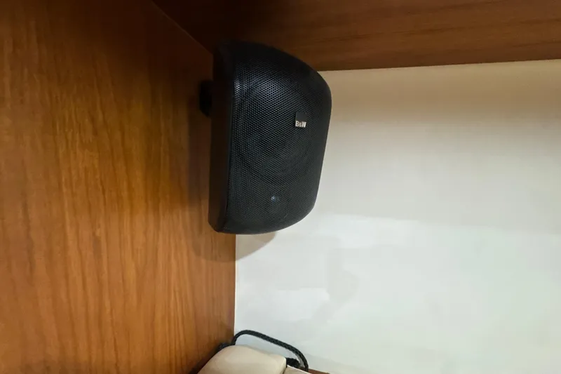 Slide: The Image of Wall-mounted B&W speaker inside a 2006 Tiara Yachts 3600 Sovran. - 17