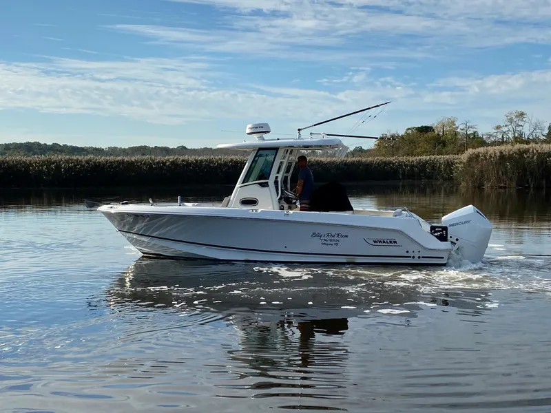 Slide: The Image of 2020 Boston Whaler 250 Outrage on calm water. - 2