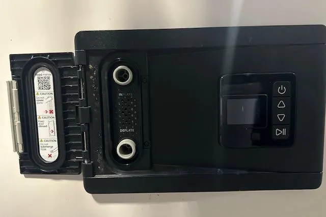 Slide: The Image of 2023 Nimbus C11 device with control panel and inflate/deflate ports. - 30