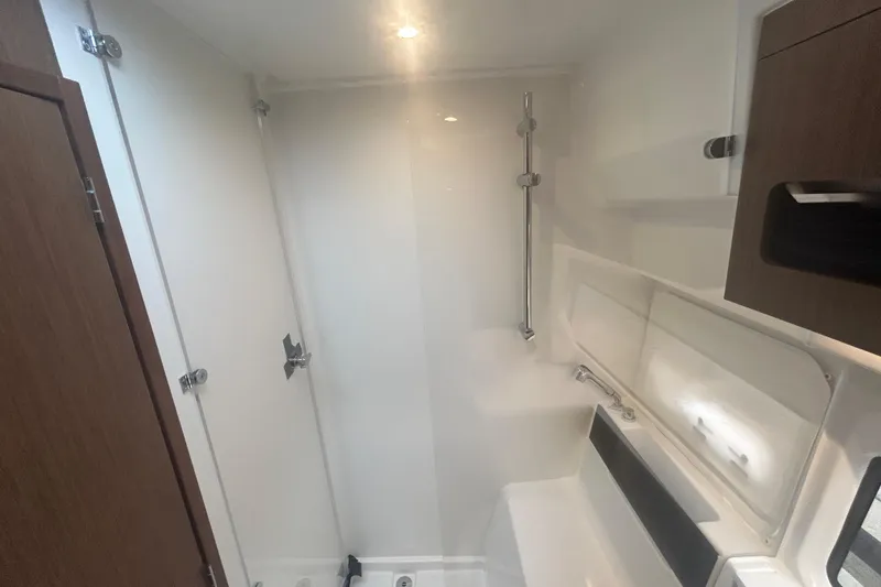 Slide: The Image of Control panel of 2025 Beneteau Antares 11 Coupe with Sleipner thruster switch. - 30