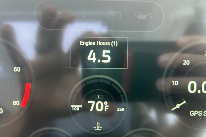 Slide: The Image of 2025 Beneteau Antares 11 Coupe interior with modern helm seat and sleek design. - 39