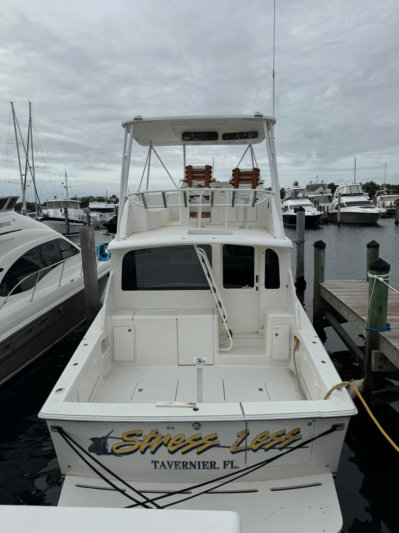 Slide: The Image of 1997 Ocean Yachts 40 Super Sport docked in Tavernier, FL. - 1