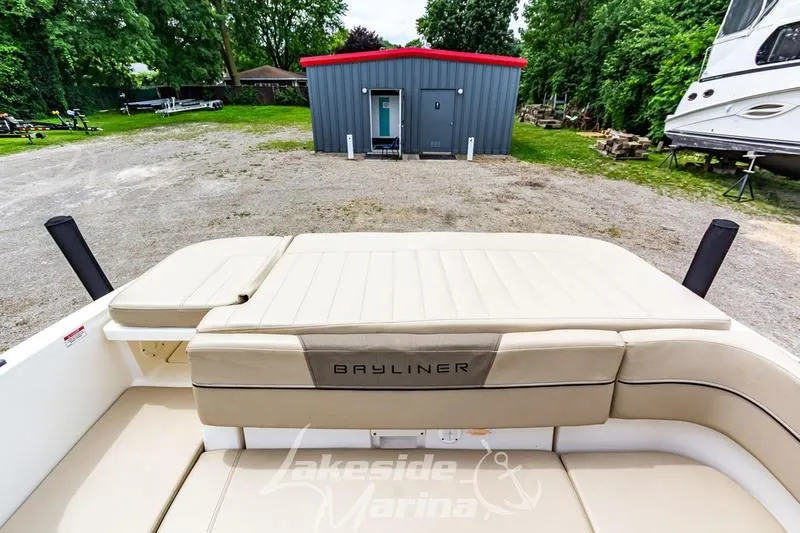 Slide: The Image of 2016 Bayliner VR6 Bowrider I/O boat interior at Lakeside Marina. - 2