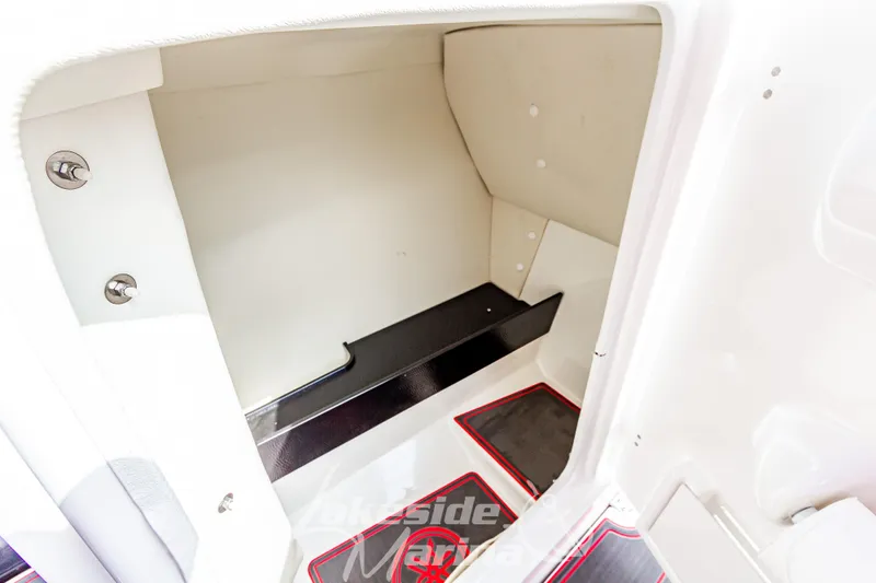 Slide: The Image of 2016 Yamaha Boats 242 Limited S E-Series interior storage compartment. - 42